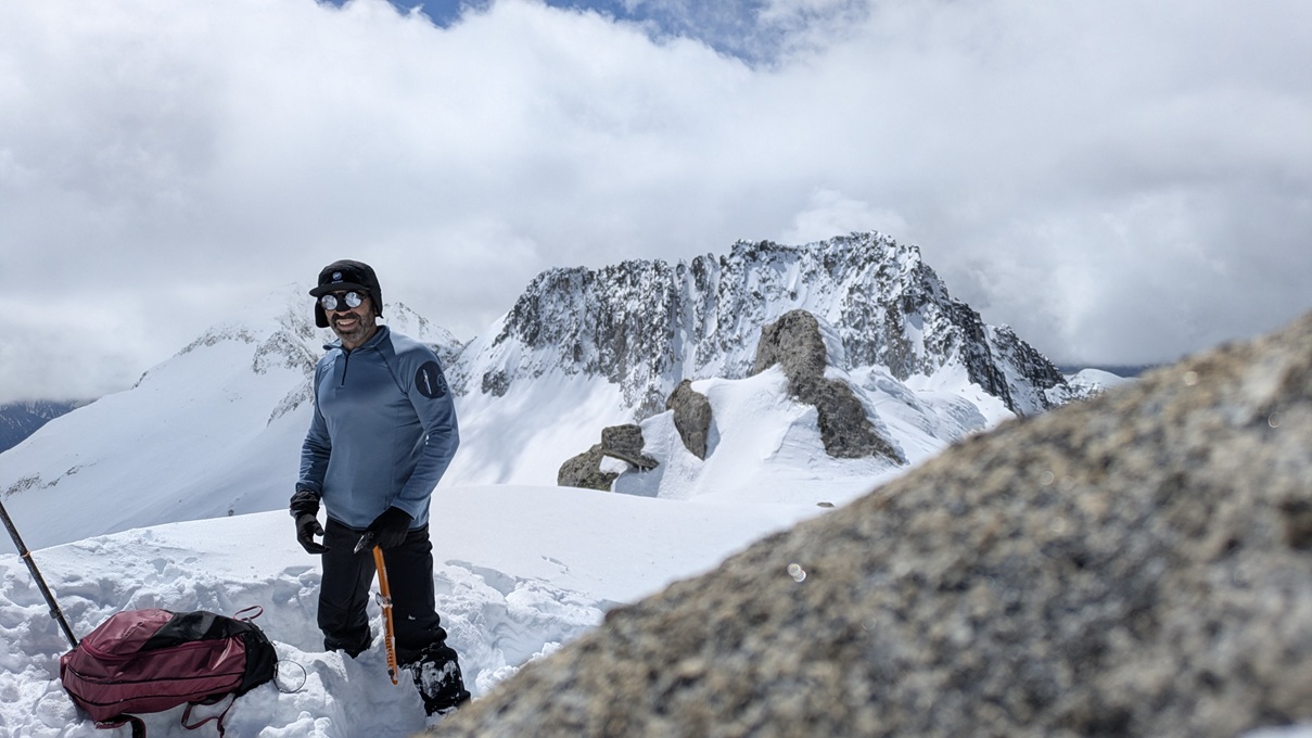 "Autofoto en la cumbre de la Maladeta, 3.308 m